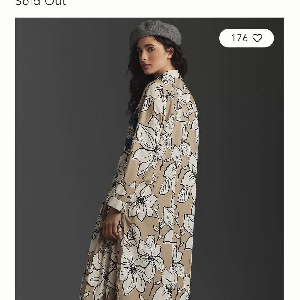 Dhruv Kapoor - Anthropology Floral Shirt Dress XS - Picture 3 of 4